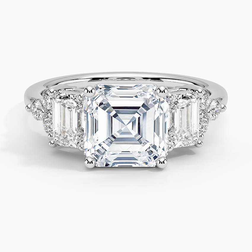 Sabine Cluster Diamond Engagement Ring