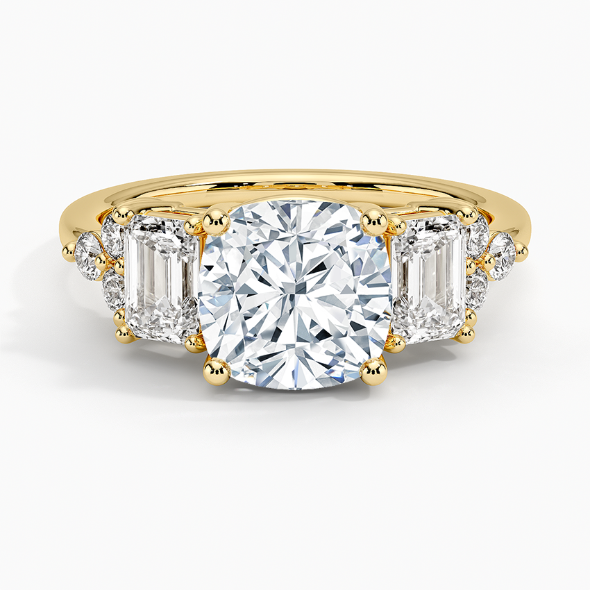 Sabine Cluster Diamond Engagement Ring