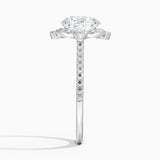 Reina Halo Diamond Engagement Ring