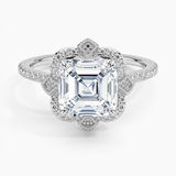 Reina Halo Diamond Engagement Ring