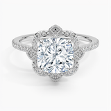 Reina Halo Diamond Engagement Ring