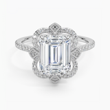 Reina Halo Diamond Engagement Ring