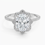 Reina Halo Diamond Engagement Ring