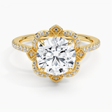 Reina Halo Diamond Engagement Ring