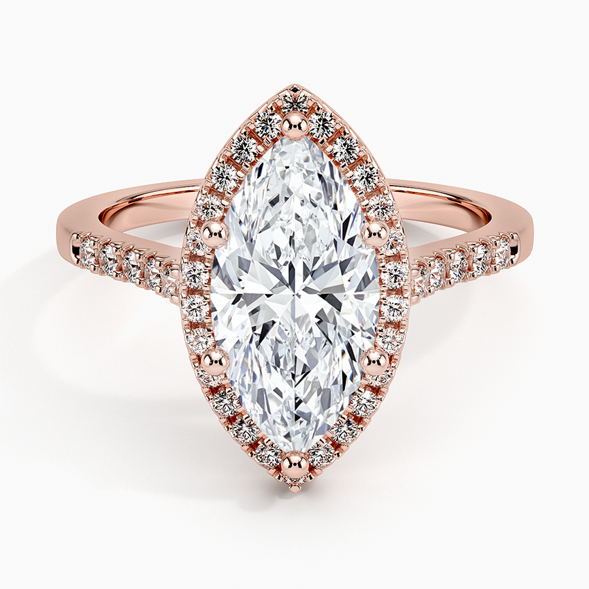 Odessa Halo Diamond Engagement Ring