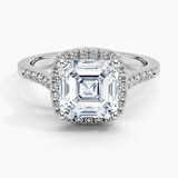 Odessa Halo Diamond Engagement Ring