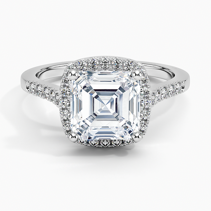 Odessa Halo Diamond Engagement Ring