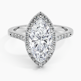 Odessa Halo Diamond Engagement Ring