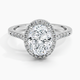 Odessa Halo Diamond Engagement Ring