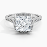 Odessa Halo Diamond Engagement Ring