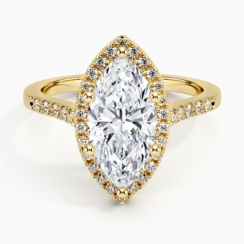 Odessa Halo Diamond Engagement Ring