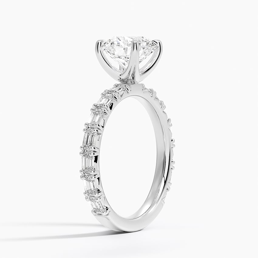 Nathalie Emerald-Cut Diamond Engagement Ring