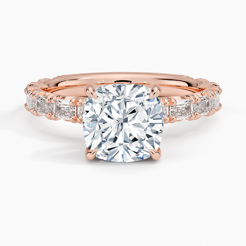Nathalie Emerald-Cut Diamond Engagement Ring