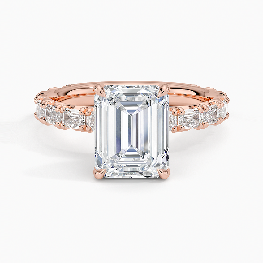 Nathalie Emerald-Cut Diamond Engagement Ring