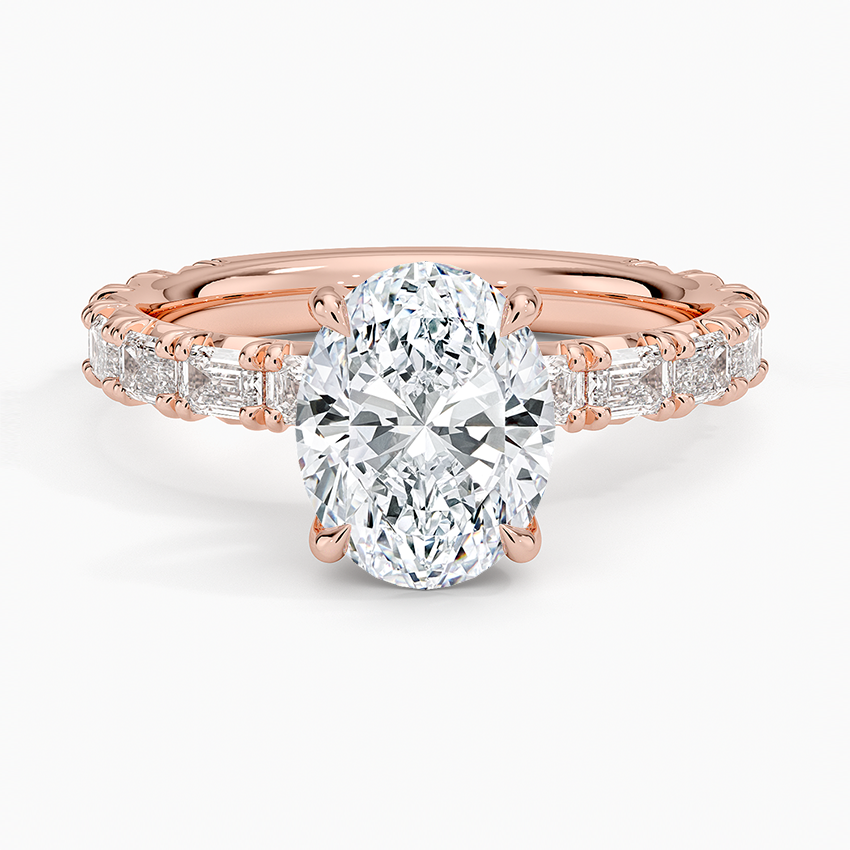 Nathalie Emerald-Cut Diamond Engagement Ring