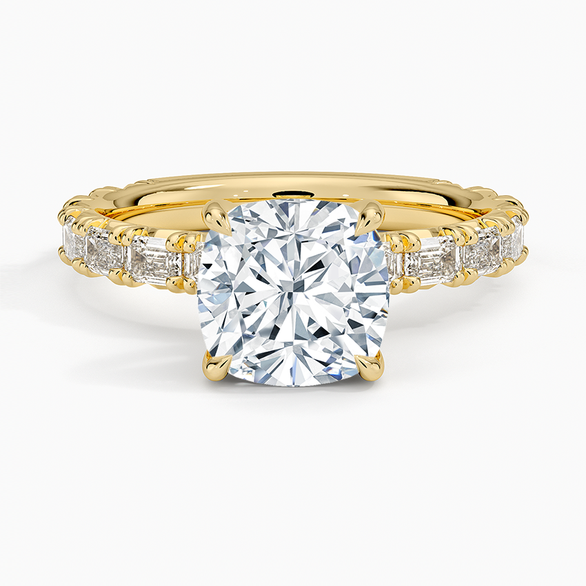 Nathalie Emerald-Cut Diamond Engagement Ring