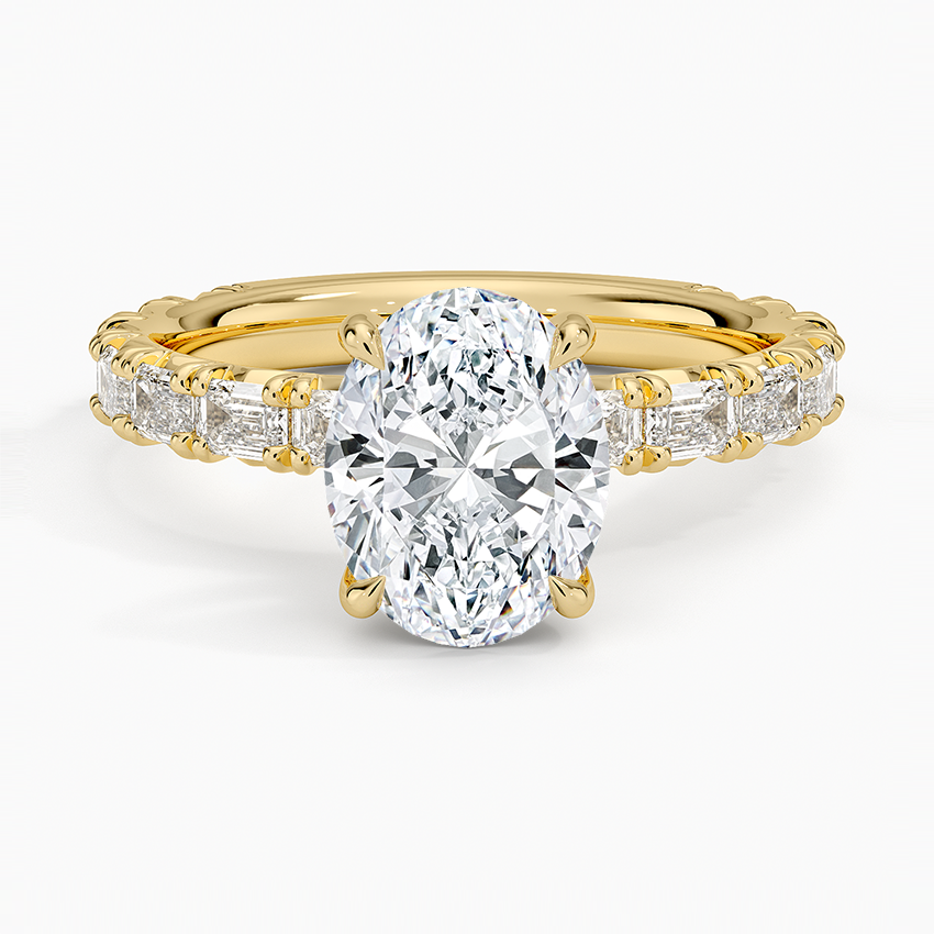 Nathalie Emerald-Cut Diamond Engagement Ring