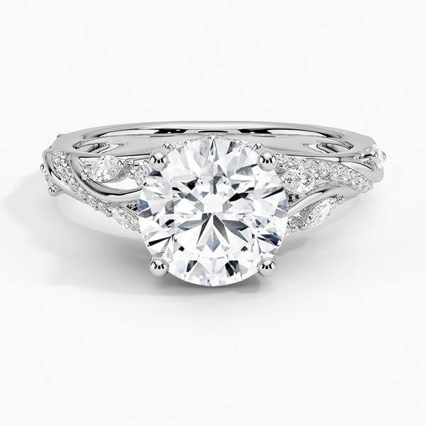 Begonia Vine Diamond Engagement Ring