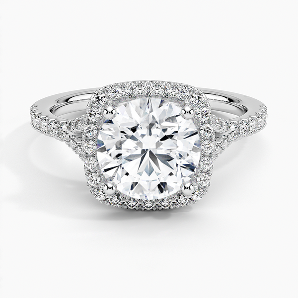 Joy Half-Coverage Diamond Engagement Ring