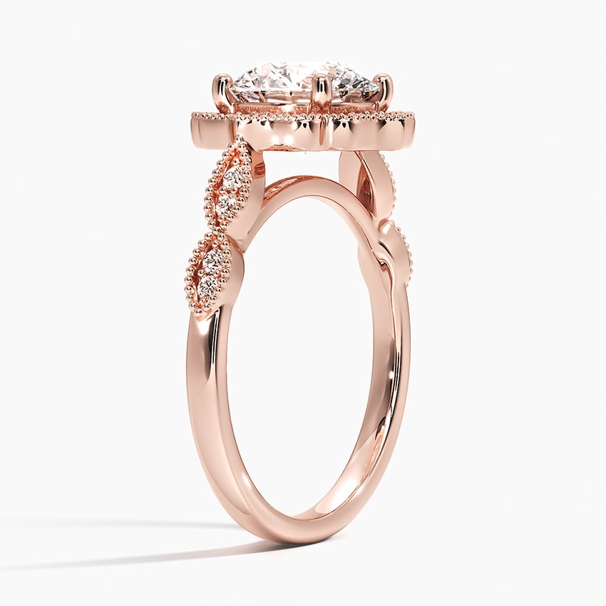 Cadenza Halo Diamond Engagement Ring