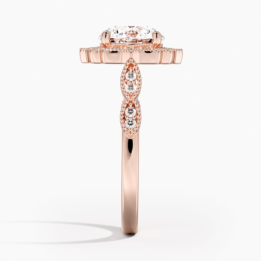 Cadenza Halo Diamond Engagement Ring