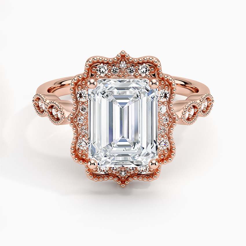 Cadenza Halo Diamond Engagement Ring