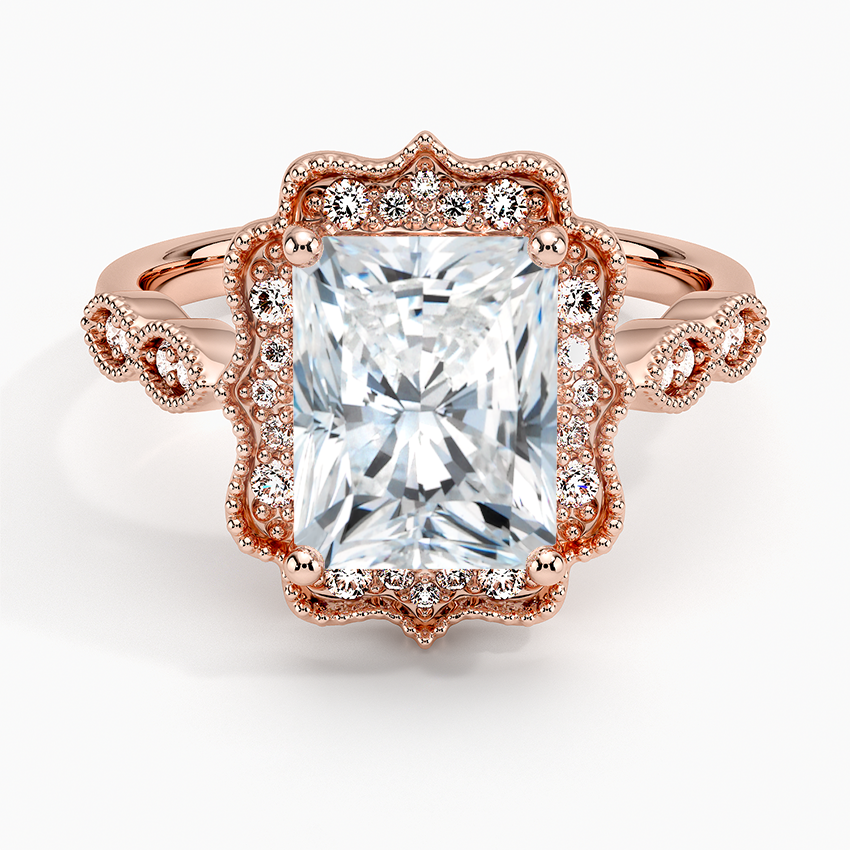 Cadenza Halo Diamond Engagement Ring