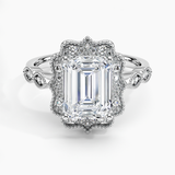 Cadenza Halo Diamond Engagement Ring