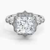 Cadenza Halo Diamond Engagement Ring