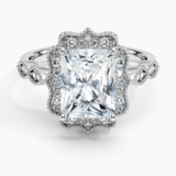 Cadenza Halo Diamond Engagement Ring