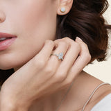 Miroir Diamond Engagement Ring in white gold