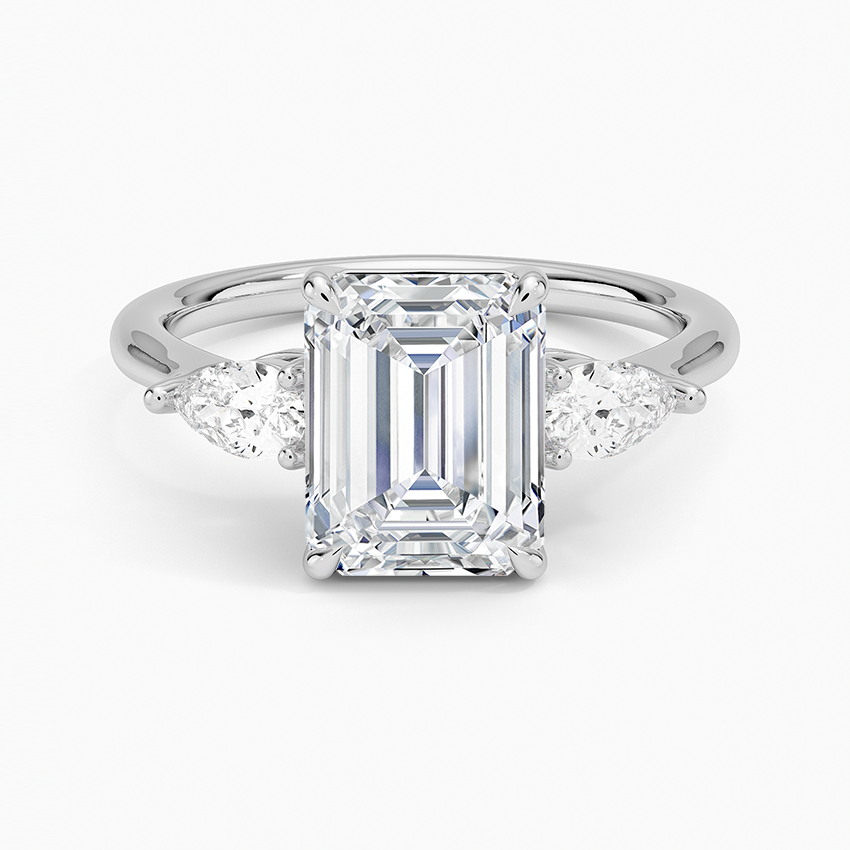 Opera Three Stone Diamond Engagement Ring