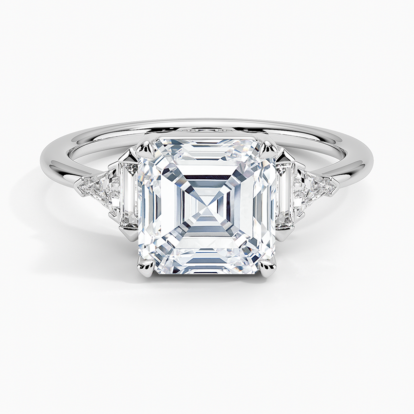 Edie Art Deco Diamond Engagement Ring