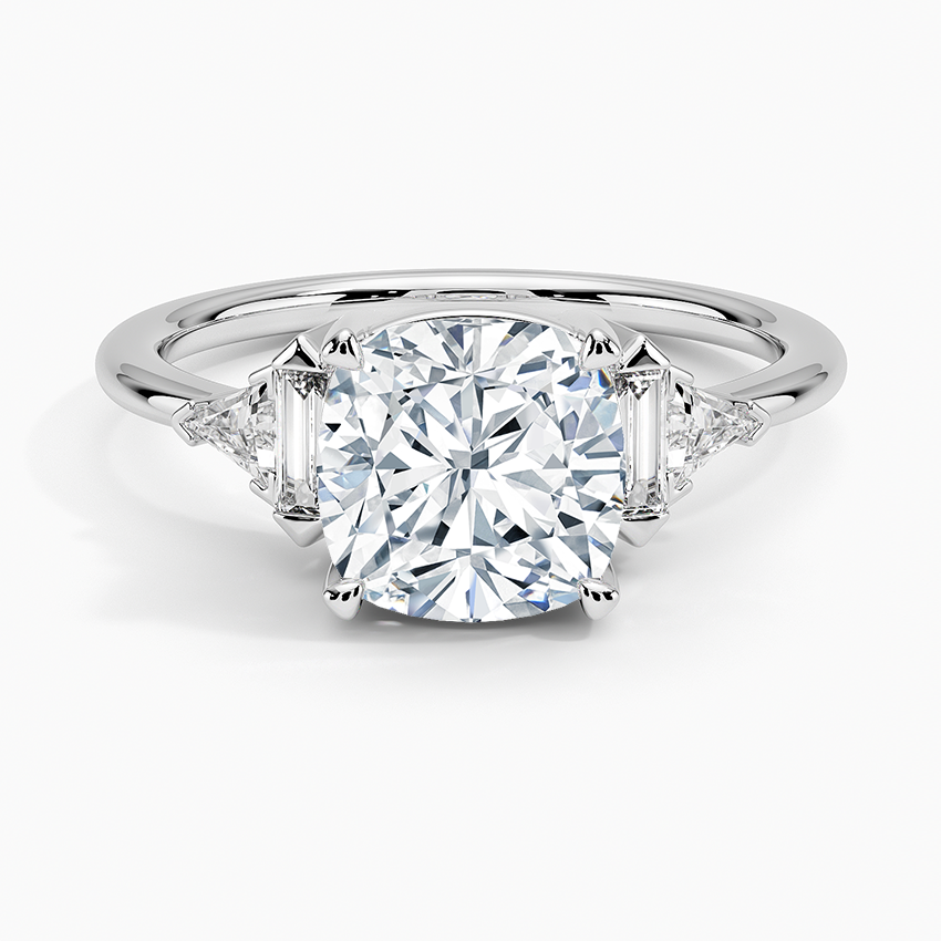 Edie Art Deco Diamond Engagement Ring