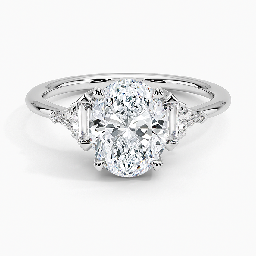 Edie Art Deco Diamond Engagement Ring