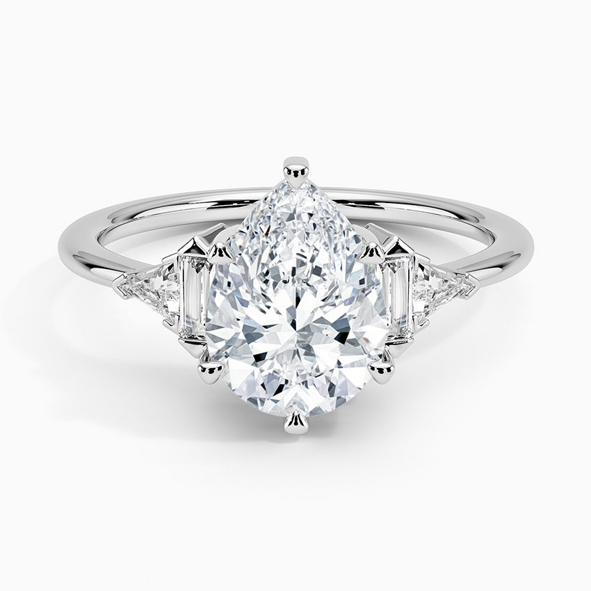 Edie Art Deco Diamond Engagement Ring