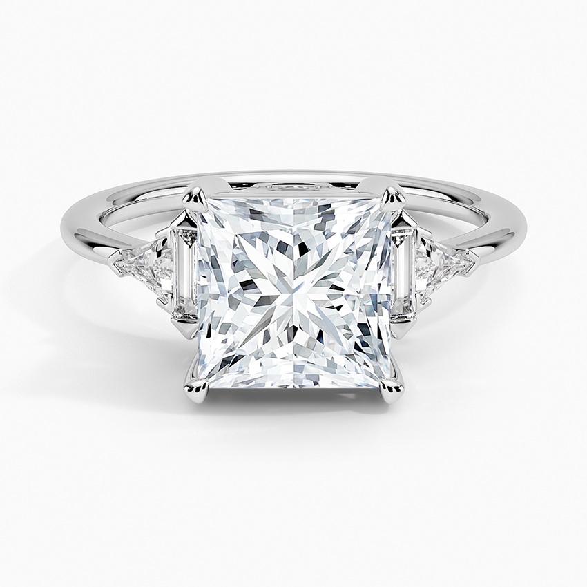 Edie Art Deco Diamond Engagement Ring