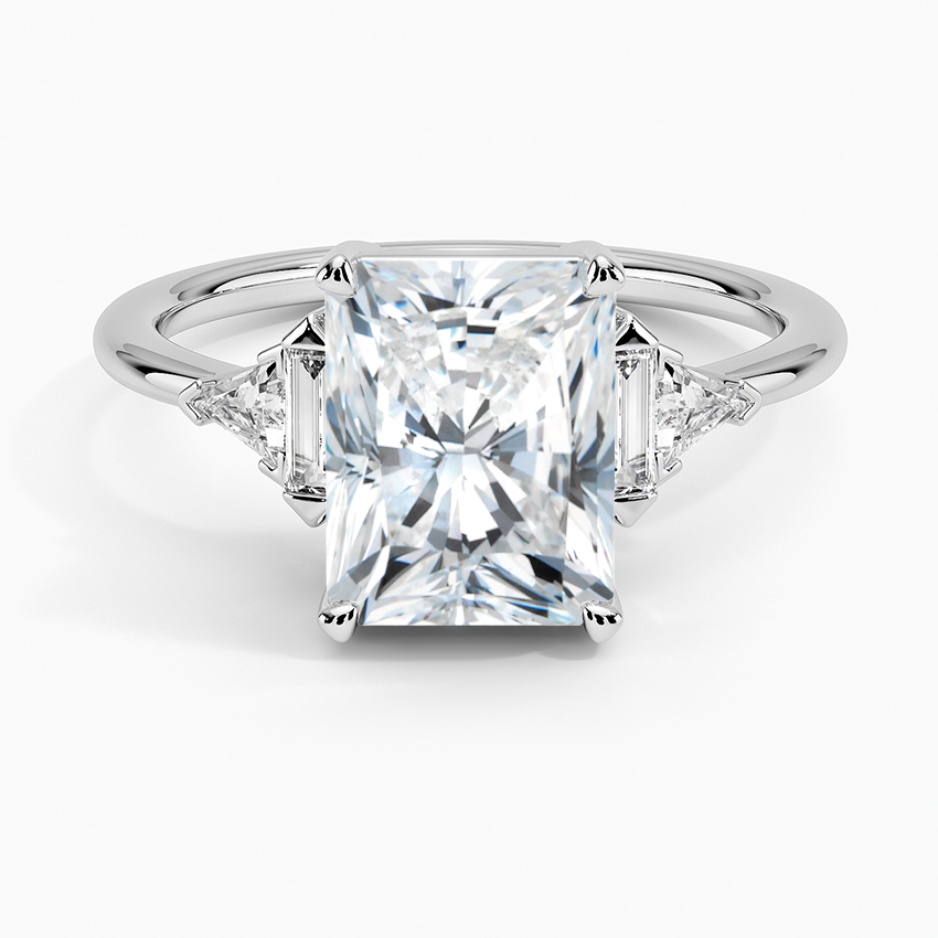 Edie Art Deco Diamond Engagement Ring