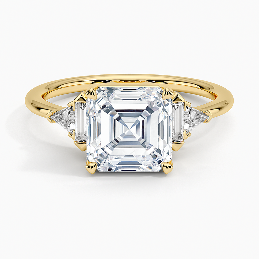 Edie Art Deco Diamond Engagement Ring