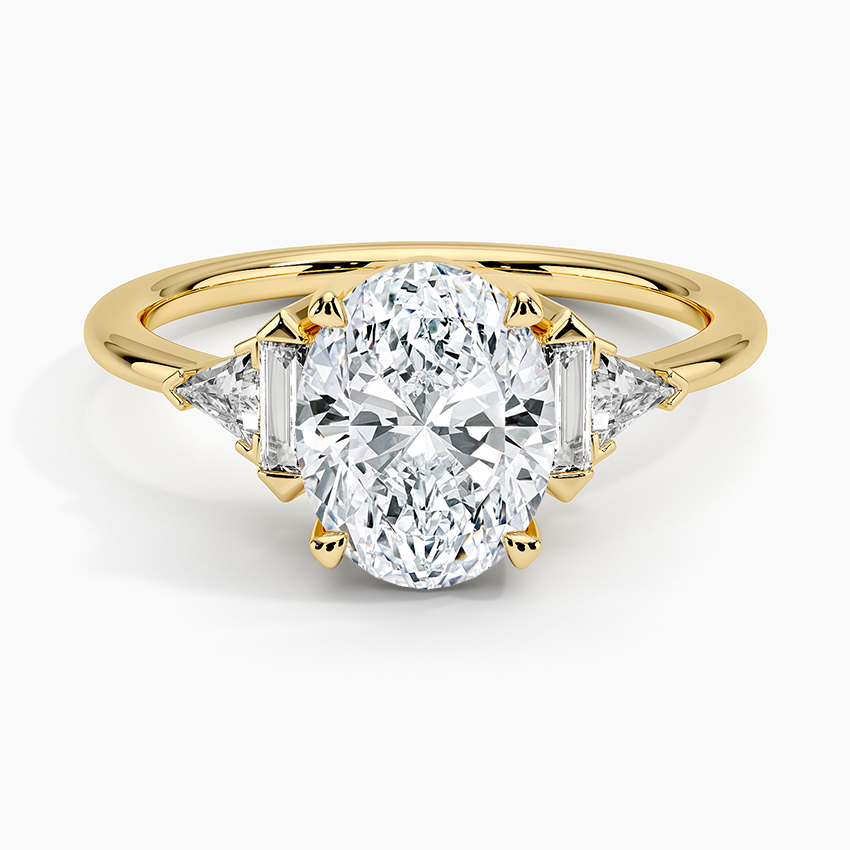 Edie Art Deco Diamond Engagement Ring