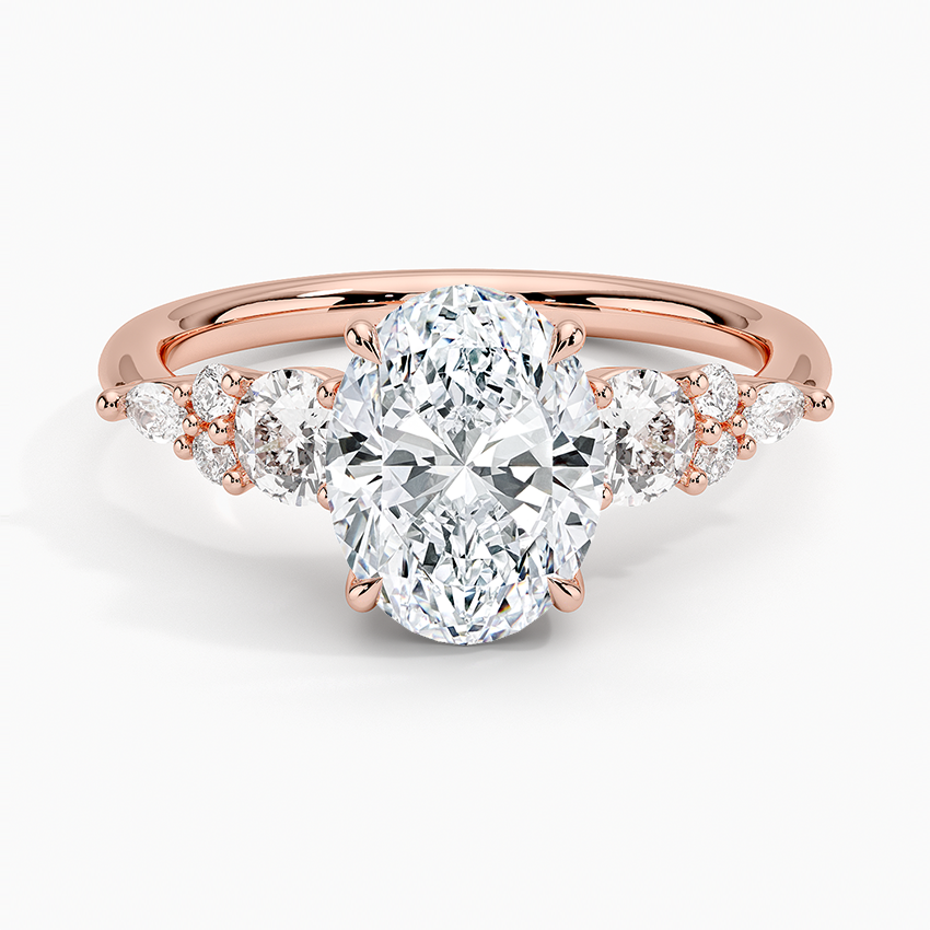 Nadia Three Stone Diamond Engagement Ring