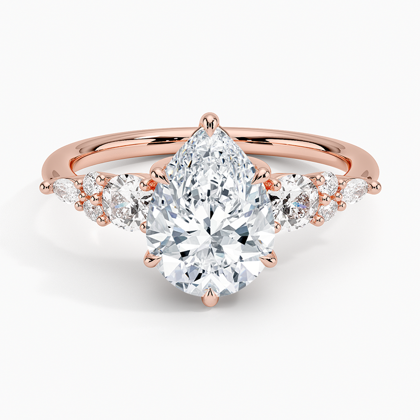 Nadia Three Stone Diamond Engagement Ring