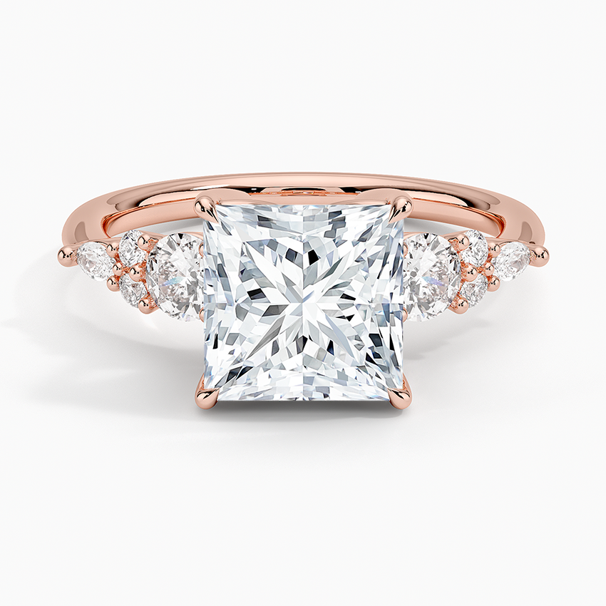 Nadia Three Stone Diamond Engagement Ring