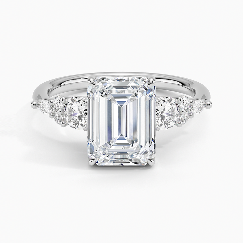 Nadia Three Stone Diamond Engagement Ring
