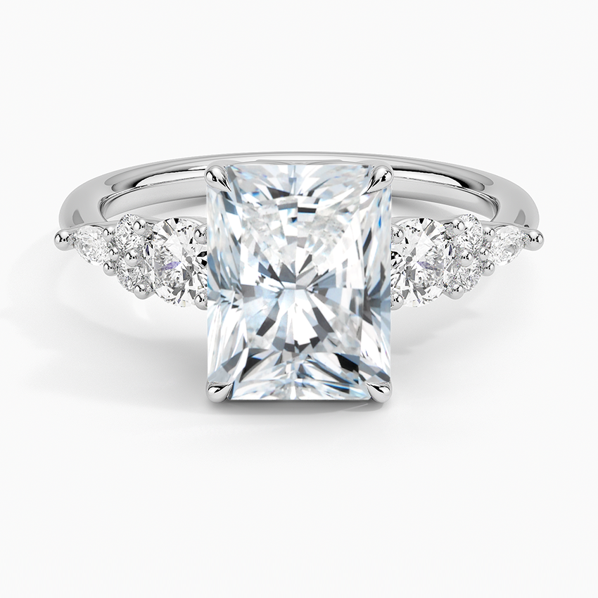 Nadia Three Stone Diamond Engagement Ring