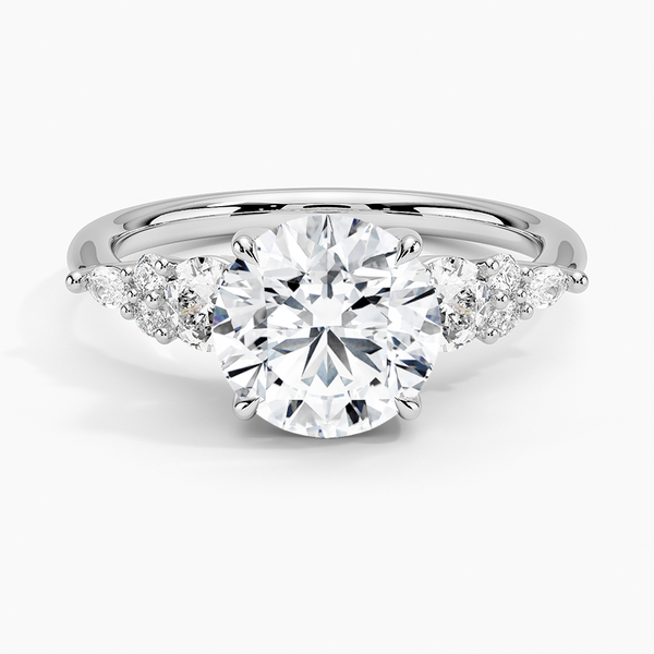 Nadia Three Stone Diamond Engagement Ring