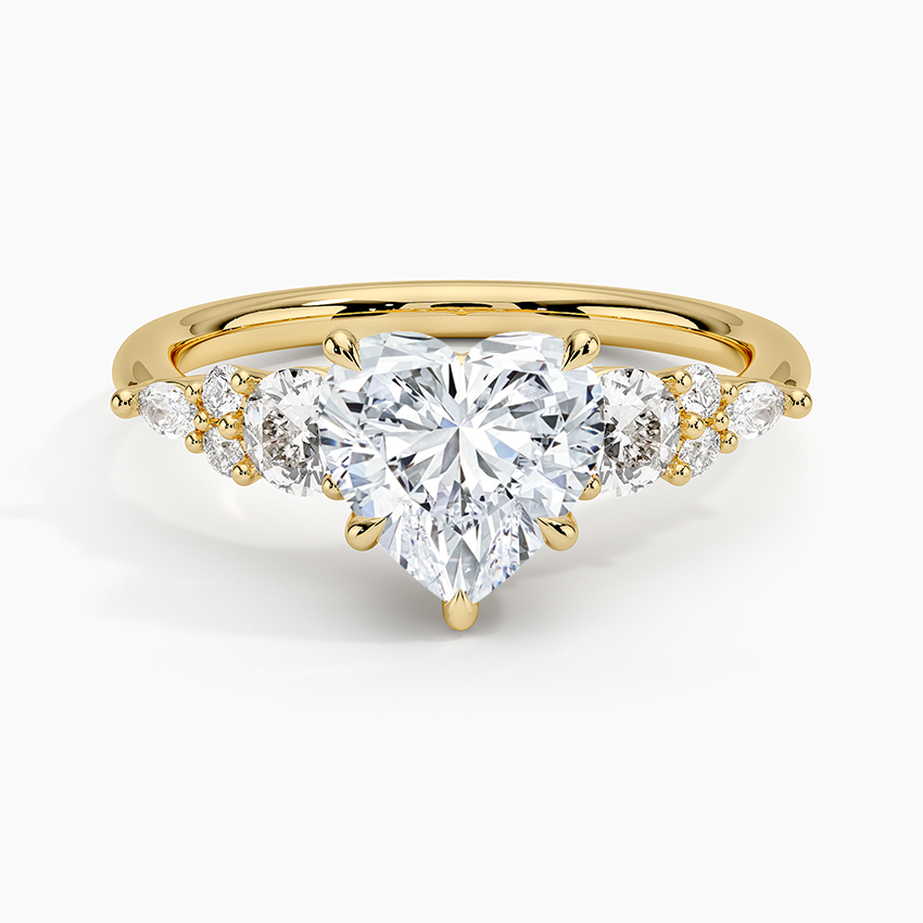 Nadia Three Stone Diamond Engagement Ring