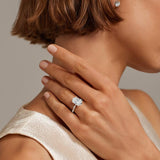 Aimee Diamond Engagement Ring in white gold