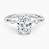 Aimee Hidden Halo Diamond Engagement Ring