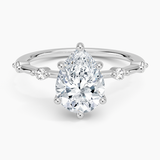 Aimee Hidden Halo Diamond Engagement Ring